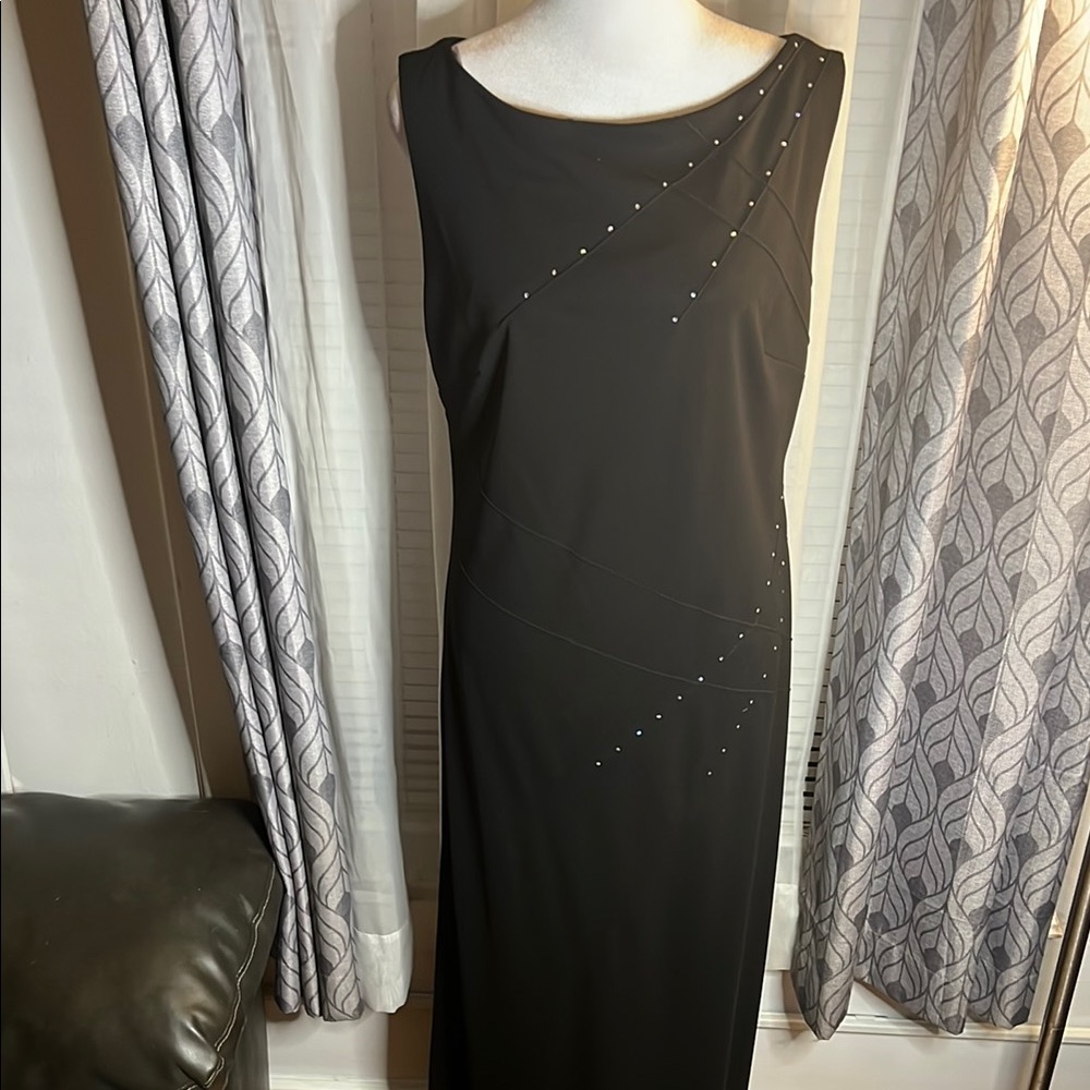 Allen B. By Allen Schwartz Sleek Black Maxi Dress
